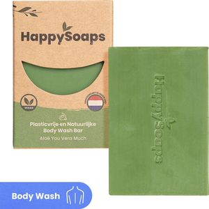 HappySoaps - Body Bar - Aloe Vera - Plasticvrij - Vegan
