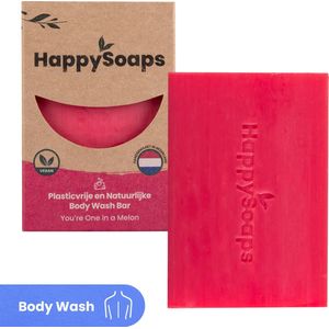 HappySoaps Meloen Body Wash Bar