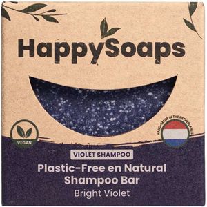 HappySoaps shampoo bar bright violet  70 Gram