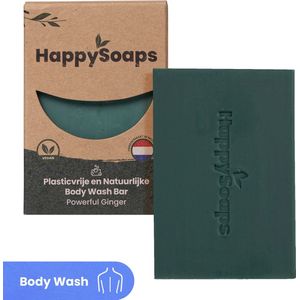 Happysoaps Bodywash bar powerful ginger 100g
