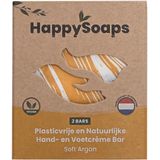 HappySoaps - Hand- En Voetcrème Bar Soft Argan - 40g