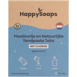 HappySoaps - Tandpasta Navulling - Pepermunt - 130 Gram