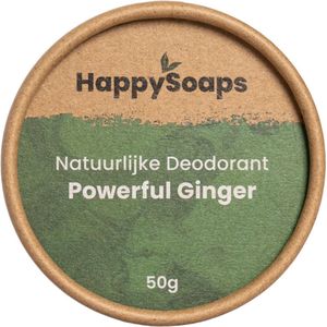 Happysoaps natuurlijke deodorant - powerful ginger  50GR
