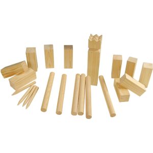 Kubb Set Groot Hout FSC, 21-delig - Soellaart | Geschikt vanaf 4 jaar