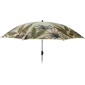 Tropical Strandparasol met knikarm - D 200 cm - Groen