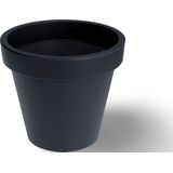 Ecken & Kanten - Bloempot - Antraciet - Kunststof - Ø 25 centimeter