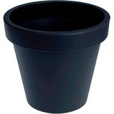 Ecken & Kanten - Bloempot - Antraciet - Kunststof - Ø 25 centimeter