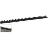 Antiklimstrips tegen inbraak / katten / vogels 5 meter zwart (10x stuks van 50 cm) - Vogelpinnen / kattenpinnen - Hekpunten