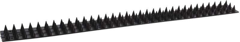 Antiklimstrips tegen inbraak / katten / vogels 5 meter zwart (10x stuks van 50 cm) - Vogelpinnen / kattenpinnen - Hekpunten