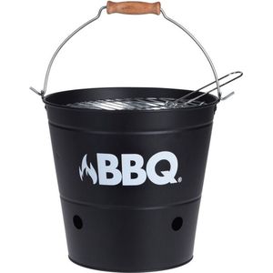 BBQ Barbecue Emmer Mat Zwart O26,5cm