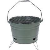 BBQ Barbecue Emmer Tafelmodel met Grill - Ø 27 cm Houtskool