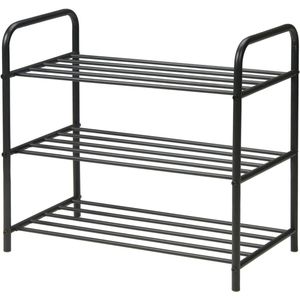 Schoenenrek met 3 lagen 66x38x58 cm