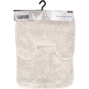 Bathroom solutions / Badkamermat Set Crème 2-Delig