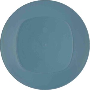 Excellent Houseware Ontbijt/dinerbordjes - 4x stuks - petrol - 20 cm