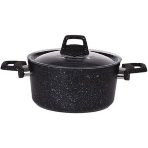 Excellent Houseware Kasserolle mit Deckel 2,7 L Aluminium