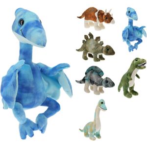 Dino pluche ca 50cm verschillende Polyester Tender Toys Knuffel