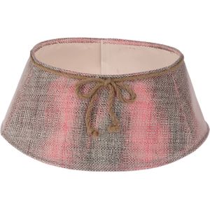 Kerstboom Rok 48 inch Jute Rustieke Kerstboom Mat Zonsondergang Windmolen Plaid Kerstboom Cover Rok Mat voor Kerstversiering Vakantie Party Home Decor