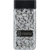 Decoratie steentjes/hobby steentjes - Lichtgrijs - 550 ml - 9/13 mm