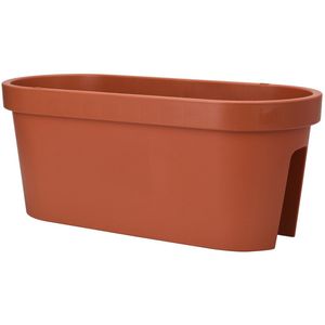 Pro Garden - Balkon Plantenpot - Terracotta - Ovaal - Kunststof