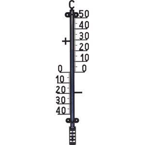 Zwarte Thermometer 41 cm - Thermometers Voor Binnen en Buiten