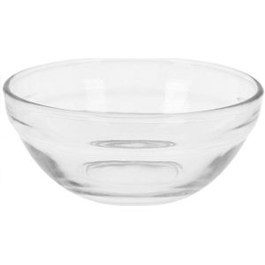 Excellent Houseware Kommen - set 4x - glas - dia 12 cm - schaaltjes