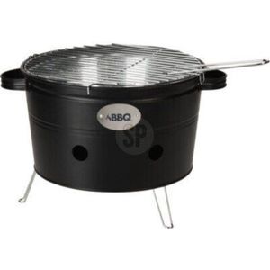 ProGarden Barbecue emmer met 2 handvatten 34,5 cm matzwart