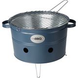 ProGarden Barbecue emmer met 2 handvatten 34,5 cm mat donkerblauw