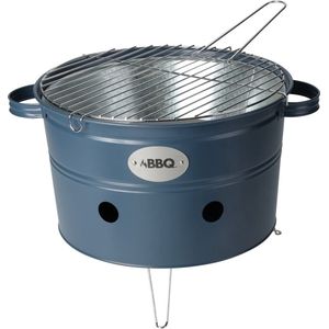 ProGarden Barbecue emmer met 2 handvatten 34,5 cm mat donkerblauw