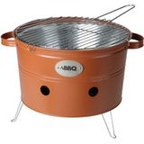 ProGarden Barbecue emmer met 2 handvatten 34,5 cm matoranje