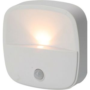 FX Light LED lampje met bewegingssensor - draadloos - zelfklevend - warm wit - 7 x 7 x 2 cm