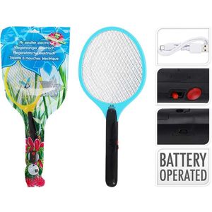 GeckoMan Oplaadbare Elektrische Vliegenmepper Elektrisch met Rotondeerbare Kop Mosquito Killer Electric Fly Swatter Spinnenvanger Anti Muggen, Met een Telescopische Verlenging
