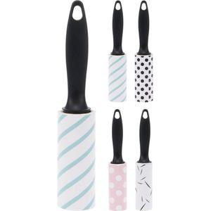 Draagbare Lint Roller Scheurbaar Papierrol Kleverige Roller Stofwisser Huisdier Haar Kleding Tapijt Tousle Remover Cleaning Roller Tool (Size : 1 roll of paper