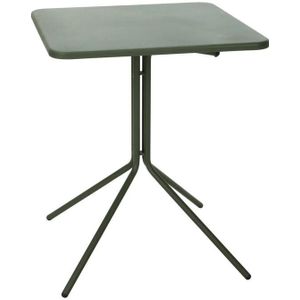 Table à manger ronde en chêne et piétement en acier gris 70 x 75 cm Moka - TIPTOE