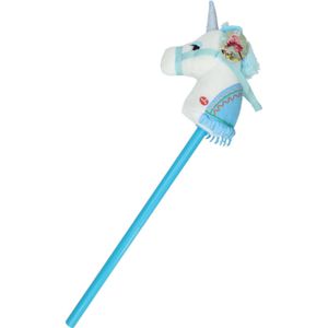 Stokpaard Eenhoorn met Geluid Blauw
