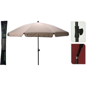 Pro Garden Parasol - 200 cm - Taupe