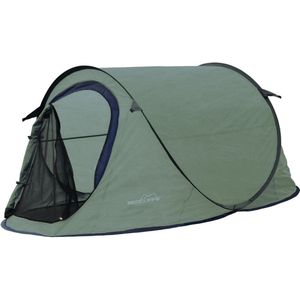 Redcliffs | Pop-up tent voor 2 personen - 220 x 120 x 95cm - Kaki