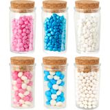 Voorraadpot Glas Met Kurk Deksel 50ml transparant Excellent Houseware