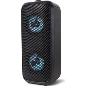 BRAINZ Partybox - Party speaker - Duo LED box - Zwart