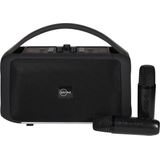 BRAINZ Karaoke Speaker XXL - Complete Karaoke Set - Inclusief Microfoons - 27 x 13,5 x 22 cm - Zwart