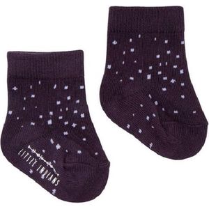 Little Indians Babysokken Dots Junior Polykatoen Zwart Maat 18