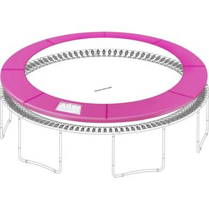 Hoppa! Trampoline beschermrand, randafdekking, randbescherming, trampolinerand 305 cm, Roze