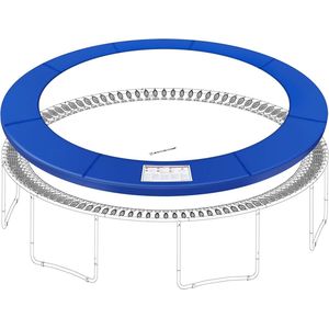 Hoppa! Trampoline beschermrand, randafdekking, randbescherming, trampolinerand 305 cm, Blauw