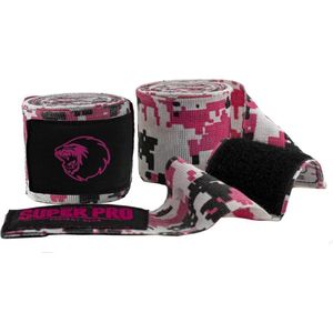 Super Pro - Combat Gear - Bandages - Zwart - Semi-Elastisch