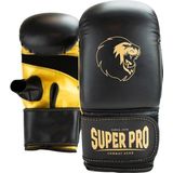 Super Pro Combat Gear Victor Bokszakhandschoenen - Zwart / Goud - XS