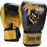 Super Pro Combat Gear Undisputed Punching Bag Bokshandschoenen - Zwart / Goud - S