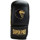 Super Pro Combat Gear Victor Bokszakhandschoenen Zwart/Goud Large