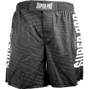 Super Pro Combat Gear MMA Short Zwart/Wit Medium