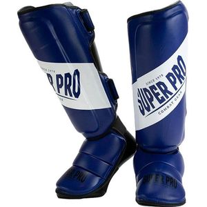 Super Pro Combat Gear Rebel Scheenbeschermers - Blauw/Zwart/Wit - XXS