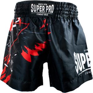 Super Pro Combat Gear Thai Short RAVEN Small