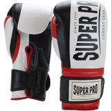 Super Pro Combat Gear (thai)Bokshandschoenen Bruiser Zwart/Rood/Wit 14oz